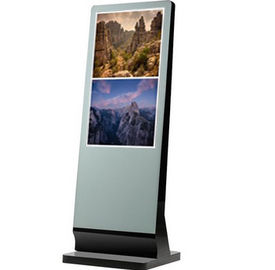 55-calowy autonomiczny kiosk HD Totem z wyświetlaczem LCD Digital Signage Aluminiowa rama