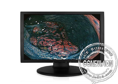 Wejście 24-calowy monitor LCD 3c / Fcc Dvi Medical z białą metalową ramą