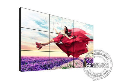 55 &quot;Wąska ramka Stwórz HD Wewnętrzny kontroler reklamowy na ścianie wideo LCD Digital Signage