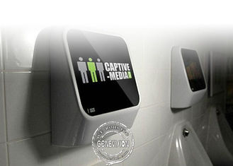 15-calowy wyświetlacz LCD do montażu na ścianie, reklama / dynamiczne oznakowanie ekranu toalety wideo