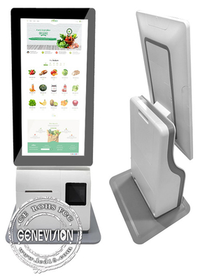 Biurkowy 15,6-calowy ekran dotykowy samoobsługowego kiosku dla detalicznej gastronomii Gościnność