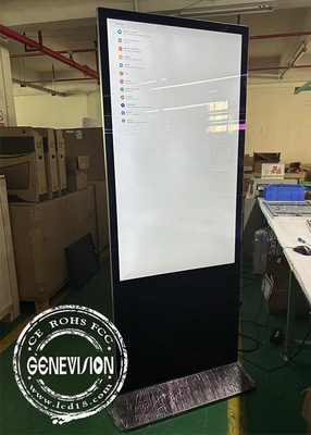 55 65-calowy szklany ekran dotykowy AR Kiosk, wejście HDMI Android 4K Digital Signage Kiosk