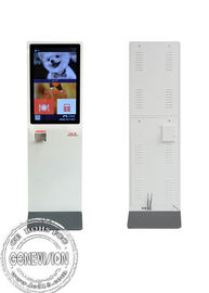 Informacje na temat samoobsługi stojącej na podłodze Ekran dotykowy Wifi Digital Signage Kiosk Zamawianie online System płatności