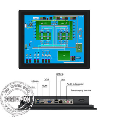 Przemysłowy monitor LCD z systemem Android i Windows z wbudowanym ekranem dotykowym o przekątnej 8–24 cali