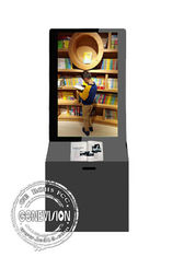 Kiosk z wyświetlaczem cyfrowym Full HD z wyświetlaczem cyfrowym, stojaki na darowiznę z monitorem cyfrowym