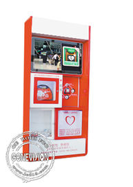 Kiosk z wyświetlaczem LCD z cyfrowym oznakowaniem z Wi-Fi, Aed Emergency Cardio pierwszej pomocy reklamowej