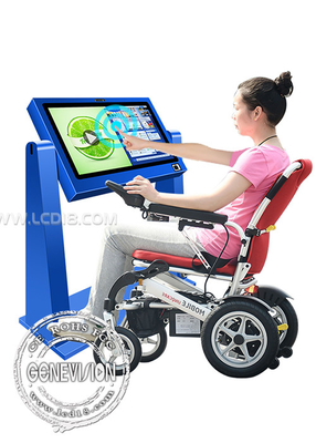 32 &quot; Pcap ekran dotykowy Kiosk zewnętrzny dla wózków inwalidzkich, regulowany kąt widzenia