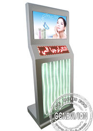 32-calowy poziomy LCD Media Player LED Panel w połączeniu z plakatem Lightbox