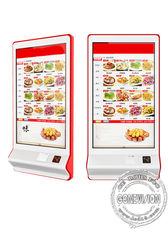 32-calowa automatyczna maszyna do zamawiania Samoobsługowy kiosk płatniczy z ekranem dotykowym do restauracji typu fast food z czytnikiem kart