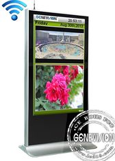 65-calowy duży kiosk z cyfrowym oznakowaniem LCD z 4G, stojak reklamowy z pilotem Android i WIFI