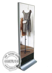 43-calowy samodzielny stojak na magiczne lustro, czujnik korpusu kiosku reklamowego z lustrem FHD