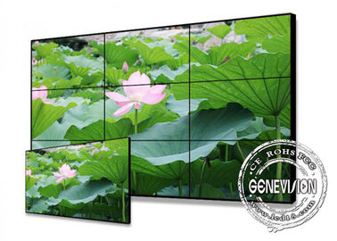 49-calowa ściana wideo Digital Signage 450cd / m2 8 mm wąska ściana wideo