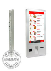 Nowy 32-calowy ekran dotykowy Samoobsługowy kiosk z funkcją płatności Drukarka termiczna / POS Opcjonalnie