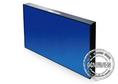 55-calowy panel dotykowy Samsung na podczerwień Ściana wideo DID, stojak na ścianę o dużej jasności 3,5 mm