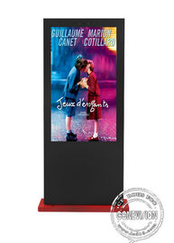 Wodoodporny zewnętrzny kiosk z cyfrowym wyświetlaczem w kolorze czerwonym, 55-calowy AR, szkło antyrefleksyjne