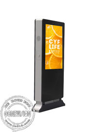 49-calowy reklamowy ekran dotykowy Full HD LCD Zewnętrzne elektroniczne oznakowanie z kamerą rozpoznającą twarz