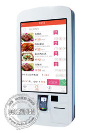 Restauracja WIFI Android Digital Signage 32-calowa ścienna maszyna do zamawiania żywności