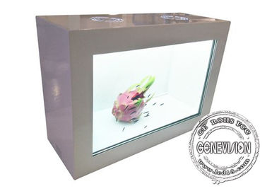 HD 32-calowy przezroczysty wyświetlacz LCD Wyświetlacz reklamowy do sklepu z materiałami / centrum handlowego
