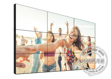 TV Diy Ściana wideo Digital Signage 1,7 mm 49 cali 3 * 3 4K DID Ekran dotykowy Kiosk