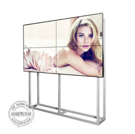 Bezproblemowa ściana wideo Full HD LCD Digital z 55-calową ultracienką ramką ze wspornikiem