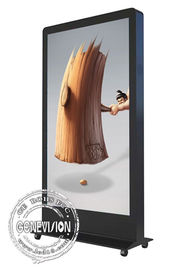 Android 6.0 Ekran dotykowy poza Digital Signage 65-calowy aparat rozpoznawania twarzy Kiosk reklamowy LCD
