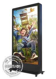 Android 6.0 Ekran dotykowy poza Digital Signage 65-calowy aparat rozpoznawania twarzy Kiosk reklamowy LCD