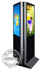 Ekran HD Bezprzewodowy Digital Signage 65-calowy kiosk z dwustronnym ekranem dotykowym z folią 4g