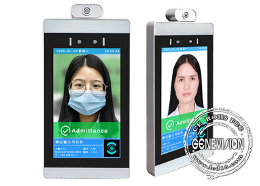 Android Termometr rozpoznawania twarzy Wifi Digital Signage