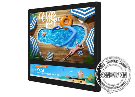 27-calowy 24-calowy wyświetlacz LCD z systemem Android 8.1 do montażu na ścianie, 300 cd / m2