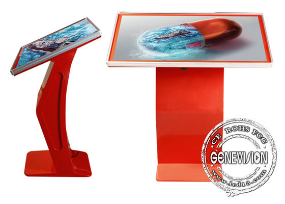 55-calowy czerwony kiosk z ekranem dotykowym Partii Komunistycznej, 400 cd / m2