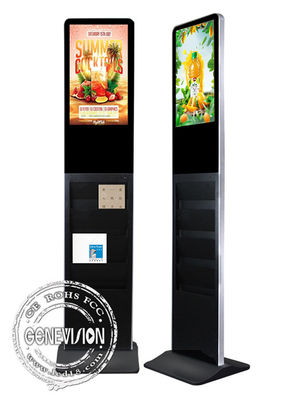 22-calowy kiosk z ekranem dotykowym LCD 1080P z półką na książki