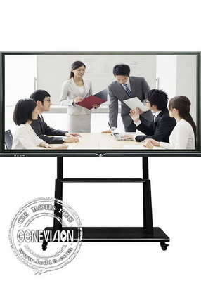 Ruchoma 65-calowa tablica z ekranem dotykowym WiFi do wideokonferencji