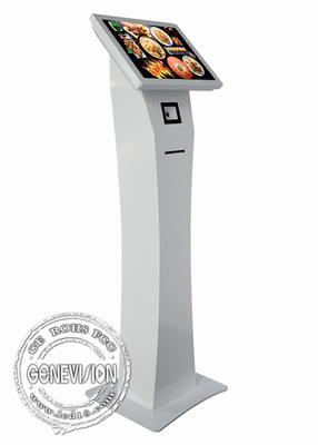 Kiosk z ekranem dotykowym AIO o przekątnej 15,6 cala ze skanerem kodów QR i drukarką termiczną