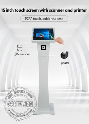 21,5-calowy interaktywny pojemnościowy ekran dotykowy Android Kiosk Wolnostojący styl