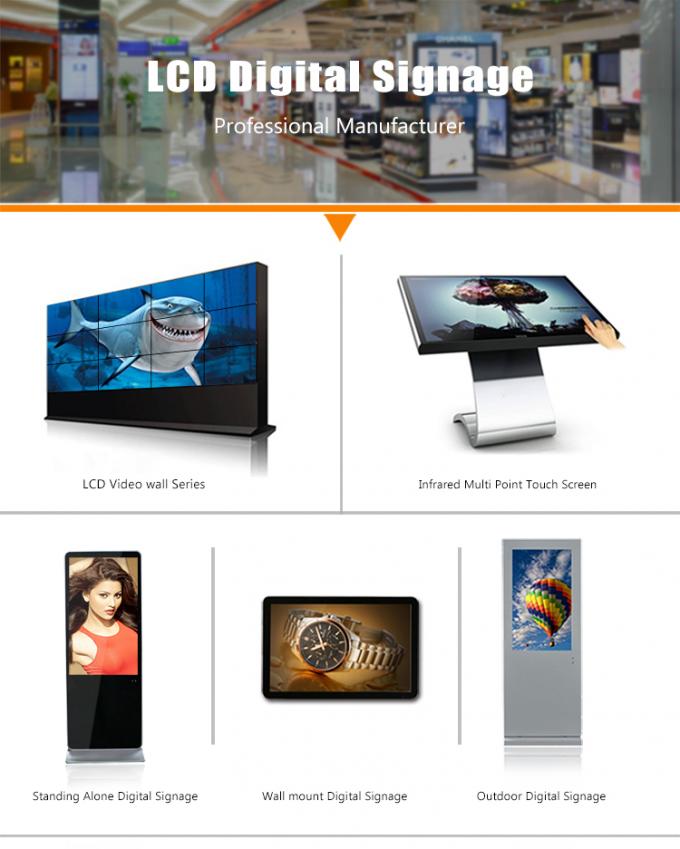 Stojący wyświetlacz reklamowy LCD