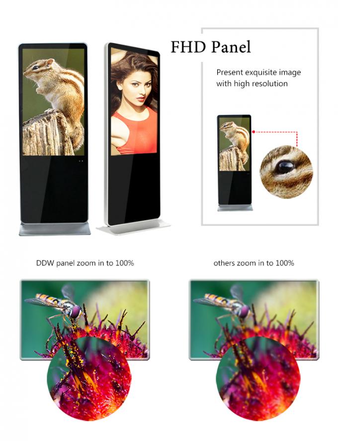 Stojący wyświetlacz reklamowy LCD