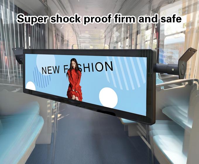 29-calowy wyciągnięty bar sufit montaż autobusu Wi-Fi Digital Signage Android Wireless Networking Digital Lcd Monitor Z opcją 4G 1