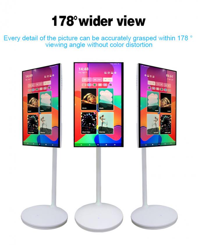 24" 27" 32" Przenośny inteligentny ekran Android 11 OS 4GB 64GB Rolowany inteligentny ekran dotykowy z akumulatorem 2