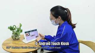 Pulpit ABS Shell 10,1-calowy blat z systemem Android 10.0 PCAP Kiosk z ekranem dotykowym