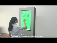 32calowy zewnętrzny ekran dotykowy kiosk samoobsługowy z drukarką pokwitowaną i skanerem kodu QR