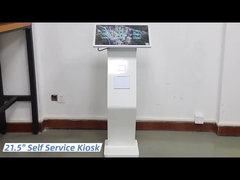 210,5-calowy PCAP Touch Screen Podium z przednią otwierającą się drukarką QR Code Scanner