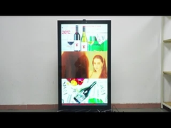 55-calowy Super Cienkie Aluminiowe tylne rozpuszczanie ciepła IP65 wodoodporne bezwietrzne ściany zewnętrzne