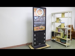 49-calowy kiosk z ekranem dotykowym z 6 szafkami ładowania