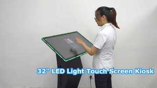 32-calowy kiosk LED Light AG Glass All in One z ekranem dotykowym