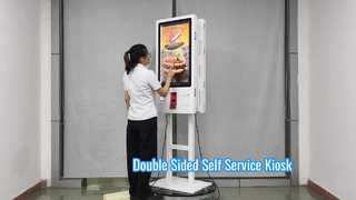 Dwustronny, samoobsługowy kiosk płatniczy o przekątnej 24 i 32 cali