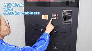 43-calowe inteligentne oznakowanie ładuje telefony