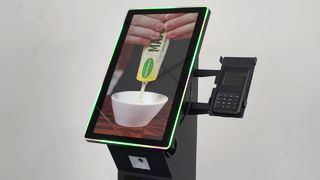 21,5-calowy, pojemnościowy ekran dotykowy z diodami LED, samoobsługowy kiosk płatniczy