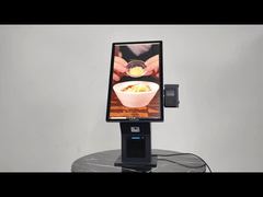 24-calowy pulpit do montażu na ścianie Bezgotówkowa samoobsługowa drukarka kiosku z płatnościami Skaner kodów QR Terminal POS