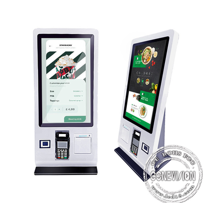 Quickpay Touch Ekran LCD Zamawianie Płatności Kiosk Obsługa WIFI