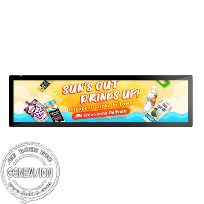 Reklama Stretch Bar Signage 48,8-calowy ekran dotykowy LCD